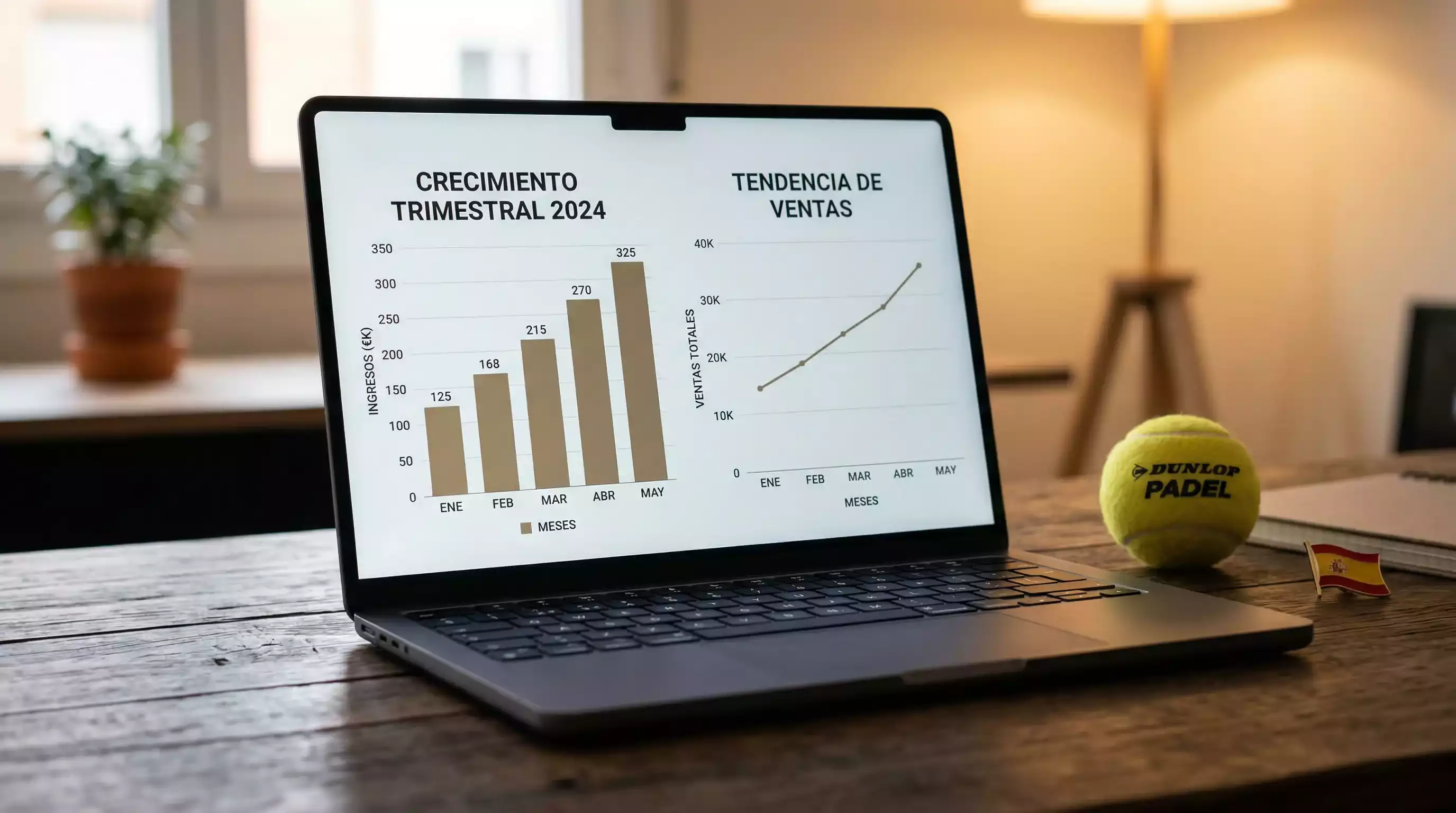 Gráficos de datos del mercado de apuestas deportivas en España
